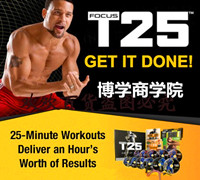 FOCUS T25 Workout Program25分钟锻炼计划塑形拉伸减肥有氧健身